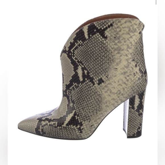 Paris Texas Shoes - Paris Texas Snakeskin western ankle boot size 11